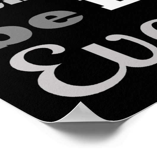 Sei Badass...Jeden Tag - Poster / Print (Ecke)