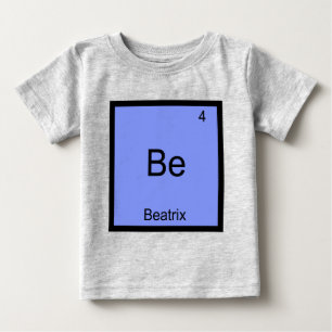 Sei - Beatrix Chemie-Element-Symbol-Name-T-Shirt Baby T-shirt
