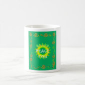 Sei bei dir Frieden Kaffeetasse (Mittel)