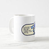 Sei bereit, alleine zu gehen kaffeetasse (Vorderseite Links)