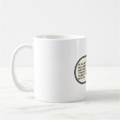 Sei bereit, alleine zu gehen kaffeetasse (Links)
