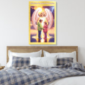 Sei Beschützt und Behütet Leinwanddruck (Insitu (Schlafzimmer))