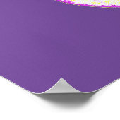 "Sei bitte einfach zu gehen!" Niedliches Design. J Poster (Ecke)