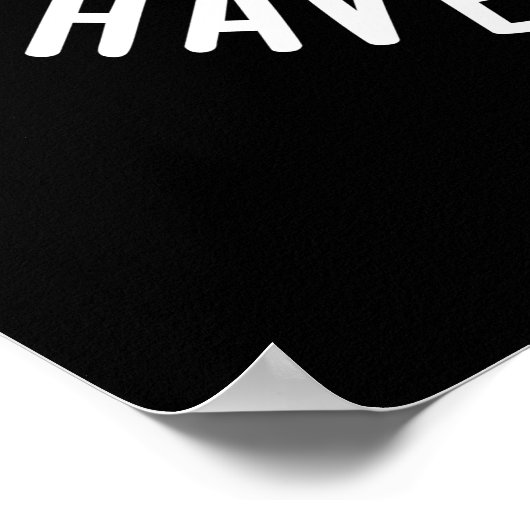 Sei bitte freundlich, ich habe Peelings zu Kartoff Poster (Ecke)