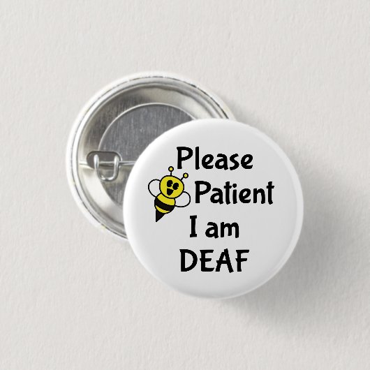 Sei bitte geduldig, ich bin tot button (Vorne & Hinten)