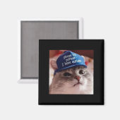 Sei bitte geduldig, ich habe Autismus Katze Funny Magnet (Vorderseite/Rückseite)