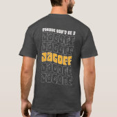 Sei bitte kein Jagoff T-Shirt (Rückseite)