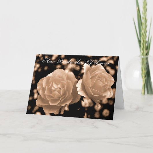 Sei bitte meine Trauzeugin Einladung (Vorderseite)