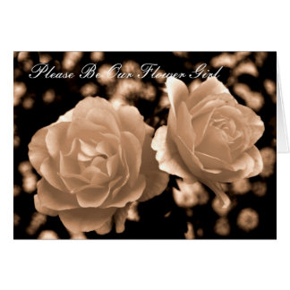 Sei bitte unser Blumenmädchen