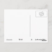 Sei böse postkarte (Rückseite)