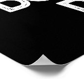 Sei clever, spiele kein dummes, sonniges Trommel p Poster (Ecke)