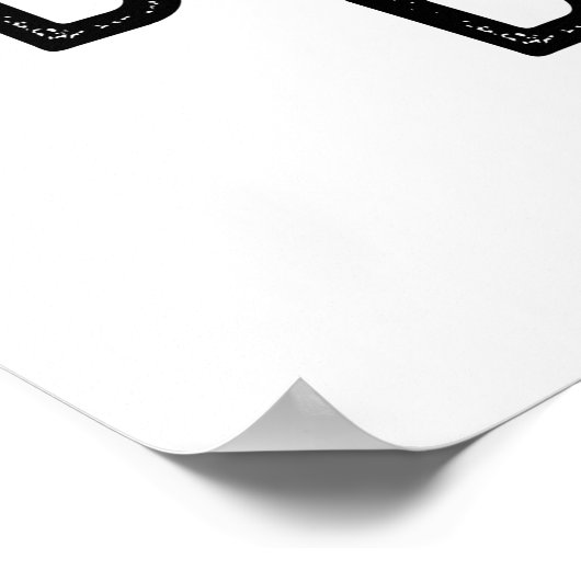 Sei clever, spiele nicht Drumb Funny Drummer Drum Poster (Ecke)