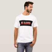 SEI CLEVER. T-SHIRT MIT DRUCK (Vorne ganz)