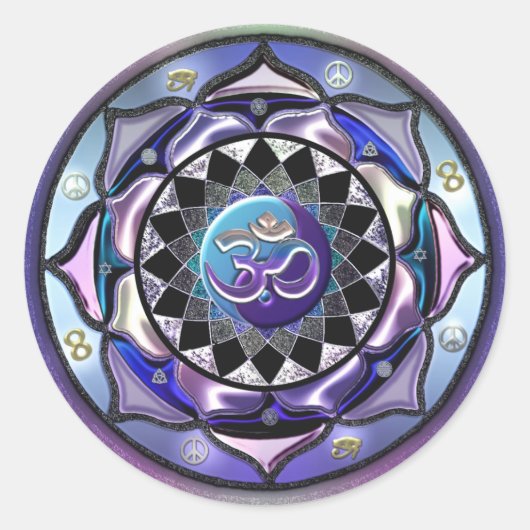 Sei Cool! Die Veränderung Runder Aufkleber (Vorderseite)