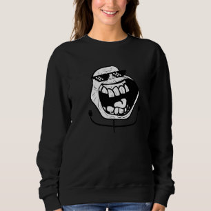 Sei Cool & entspannt Genießen Sie sarkastische Mem Sweatshirt