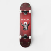 Sei cool Jesus Skateboard. Skateboard (Vorderseite)