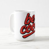 Sei cool kaffeetasse (Vorderseite Links)