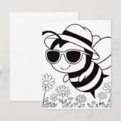 Sei cool RSVP karte (Vorne/Hinten)