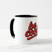Sei cool tasse (Vorderseite Links)