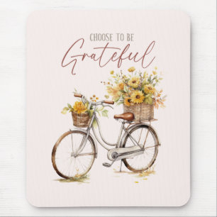 Sei dankbar - Fahrrad & Rustikale Stürze Mousepad