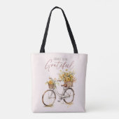Sei dankbar - Fahrrad & Rustikale Stürze Tasche (Rückseite)
