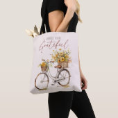 Sei dankbar - Fahrrad & Rustikale Stürze Tasche (Von Nahem)