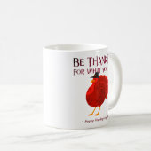 Sei dankbar – Frohes Erntedankfest Klassischer Bec Kaffeetasse (VorderseiteRechts)