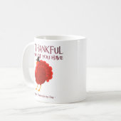Sei dankbar – Frohes Erntedankfest Klassischer Bec Kaffeetasse (Vorderseite Links)