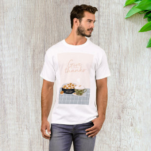 Sei Dankbar Für Gemütliche Abende Herbstliche Genü T-Shirt