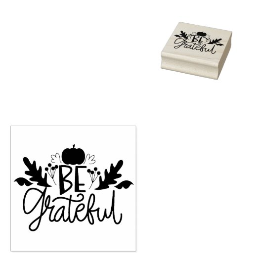 Sei dankbar gummistempel (Stempel)
