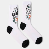 Sei dankbar, sei großartig socken (Rechts)