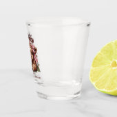 Sei das ganze Problem, lustige sarkastische Highla Schnapsglas (Rechts)