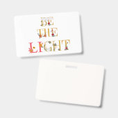 Sei das Licht Ausweis (Vorder- & Rückseite)