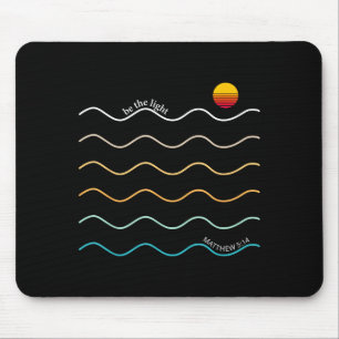 Sei das Licht Boho christlicher Bibelvers Andacht  Mousepad