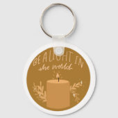 Sei das Licht der Welt Schlüsselanhänger (Vorderseite)