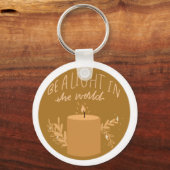 Sei das Licht der Welt Schlüsselanhänger (Vorderseite)