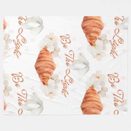 Sei das Licht - Fleecedecke (Vorderseite (Horizontal))