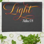 Sei das Licht Geschirrtuch (Gefaltet)