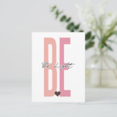 Sei das Licht, glaube an Gott, vertraue Jesus, Res Postkarte (Stehend Vorderseite)