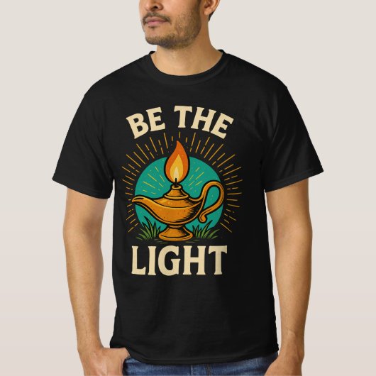 Sei das Licht - Inspiration für den T - Shirt (Vorderseite)
