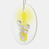 Sei das Licht Keramik Ornament (Links)