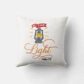 Sei das Licht Kissen (Rückseite)