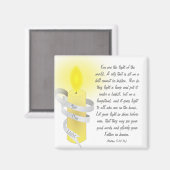 Sei das Licht Magnet (Vorderseite/Rückseite)