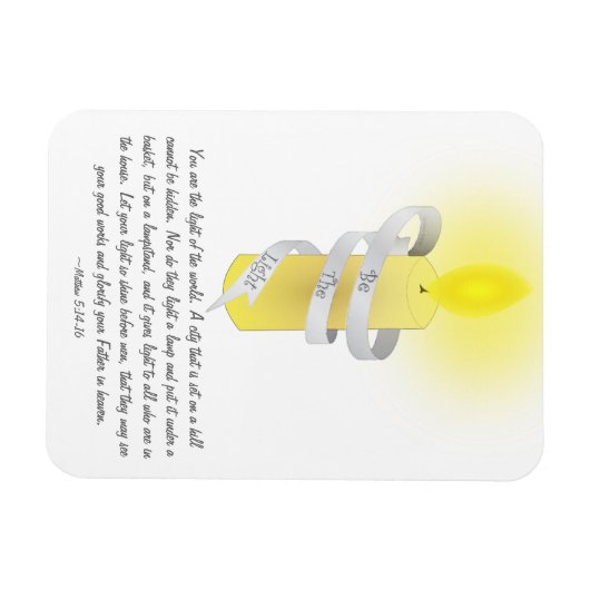 Sei das Licht Magnet (Horizontal)