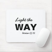 Sei das Licht Matthäus 5:14 Bibelvers Mousepad (Mit Mouse)