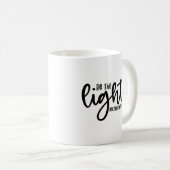 Sei das Licht Matthäus 5:14 Kaffeetasse (VorderseiteRechts)