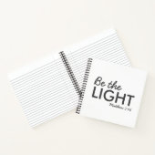 Sei das Licht | Matthew 5:14 Bibelverse Christlich Notizblock (Innenseite)