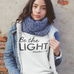 Sei das Licht Matthew 5:14 Bibelverse Christlich Sweatshirt