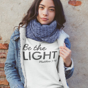 Sei das Licht   Matthew 5:14 Bibelverse Christlich Sweatshirt