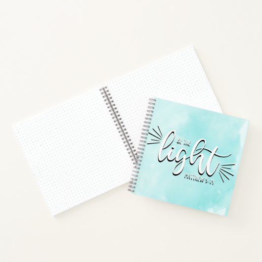 Sei das Licht Matthew 5:14 Journal Notizblock (Innenseite)